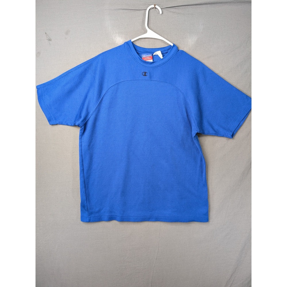 Champion Authentic Athletic Apparel Blue Short Sleeve Shirt Mens Medium